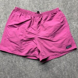 Patagonia Baggies Shorts Mens XL Pink 5" Inseam Lined 57022 Beach 100% Nylon